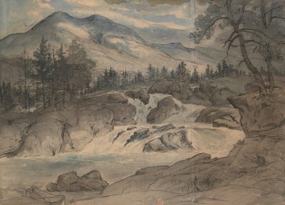 Die Labro-Fälle, 1824-42 von Thomas Fearnley