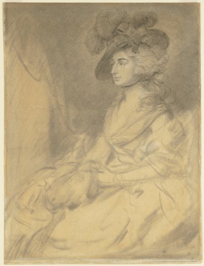 Mrs. Sarah Siddons, 1785 von Thomas Gainsborough