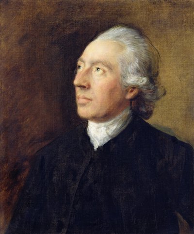 Der Reverend Humphrey Gainsborough, um 1770-4 von Thomas Gainsborough