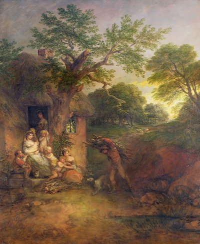 Haus des Holzfällers, ca. 1780 von Thomas Gainsborough