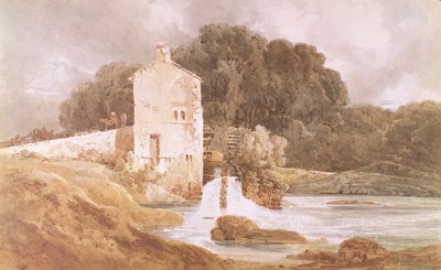 Abbey Mill, Knaresborough von Thomas Girtin