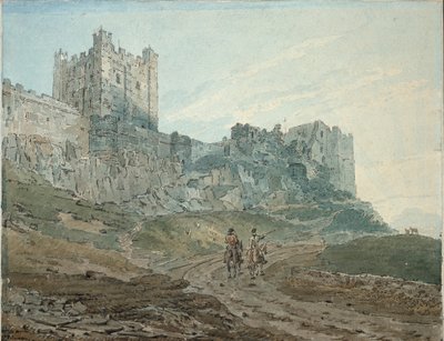 Bamburgh Castle Bamborough, Northumberland, 1792-1794 von Thomas Girtin