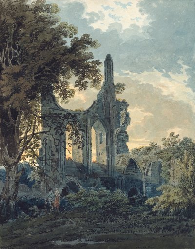 Byland Abbey, Yorkshire von Thomas Girtin