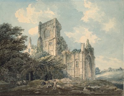 Kirkstall Abbey, Yorkshire, ca. 1790-1802 von Thomas Girtin