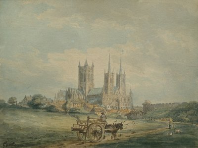 Kathedrale von Lincoln von Thomas Girtin