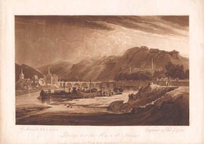 Brücke über die Maas bei Namur von Thomas Goff Lupton