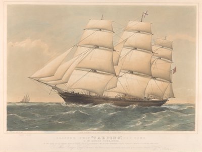 Klipperschiff Taeping, 767 Tonnen von Thomas Goldsworth Dutton