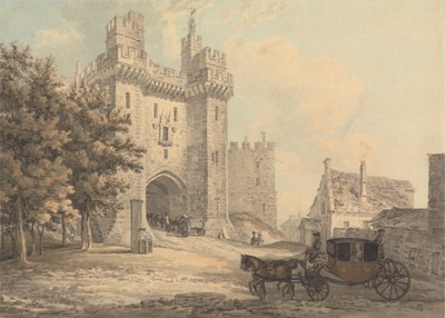Das Tor von Lancaster Castle von Thomas Hearne
