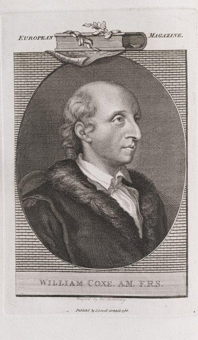 Porträt von William Coxe, 1748-1828, 1786 von Thomas Holloway