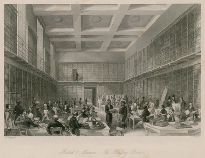 British Museum, der Lesesaal von Thomas Hosmer Shepherd