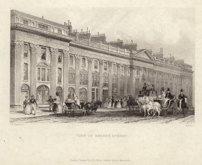 Regent Street von Thomas Hosmer Shepherd