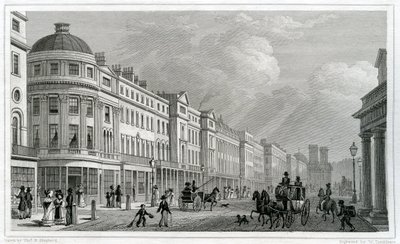 Regent Street, London, vom Quadrant von Thomas Hosmer Shepherd