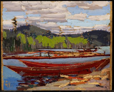 Bateaux, Sommer 1916 von Tom Thomson