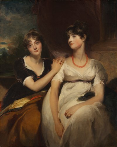 Porträt von Charlotte und Sarah Carteret-Hardy von Thomas Lawrence