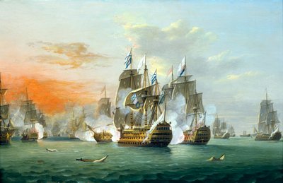 Die Schlacht der Heiligen von Thomas Luny