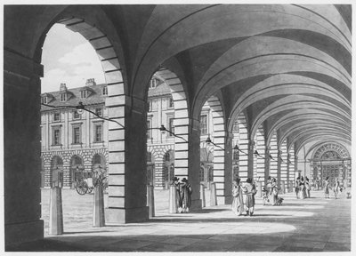 Piazza, Covent Garden, 1796 von Thomas Malton Jnr.