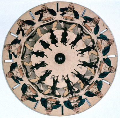 Fantascope-Scheibe, 1833 von Thomas Mann Baynes