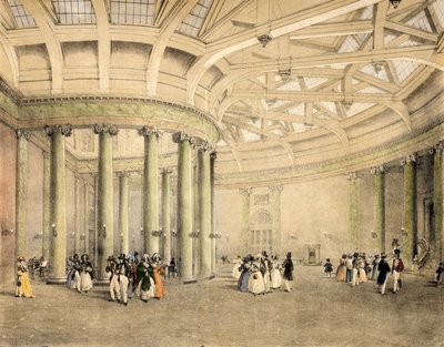Central Exchange, Nachrichtenraum, ca. 1838 von Thomas Miles Richardson
