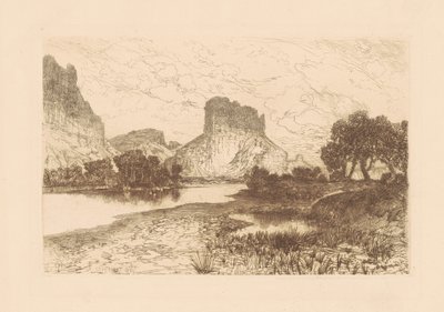 Green River, Wyoming Territory von Thomas Moran