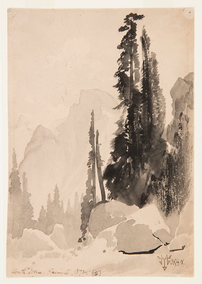 Half Dome, Yosemite von Thomas Moran