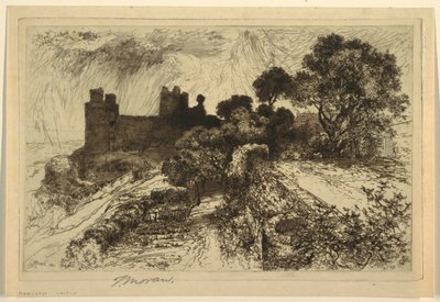 Harlech Castle, Nordwales von Thomas Moran