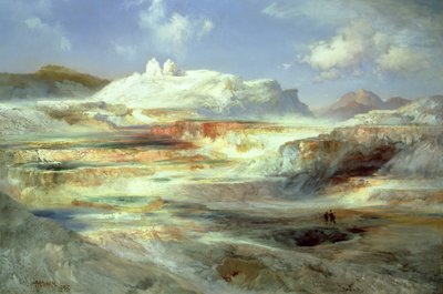 Jupiter Terrace, Yellowstone von Thomas Moran