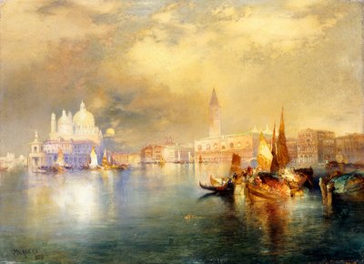 Mondschein in Venedig von Thomas Moran