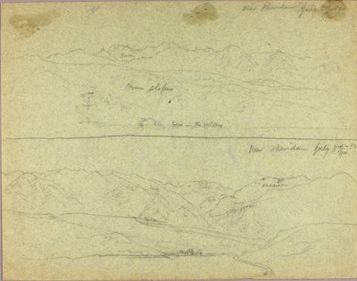 In der Nähe von Sheridan, 3. Juli 1892 von Thomas Moran
