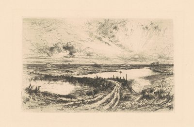 Sonnenaufgang - Der Teich, Easthampton, Long Island von Thomas Moran
