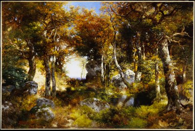 Der Waldteich, 1909 von Thomas Moran