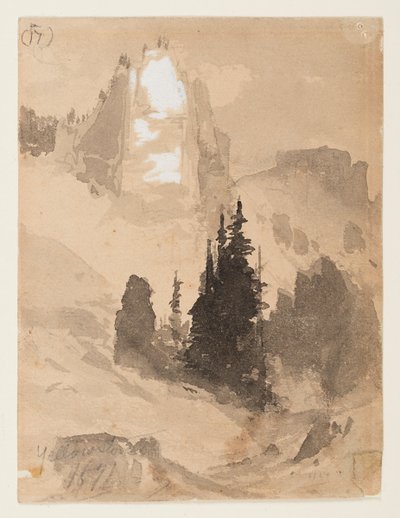 Yellowstone von Thomas Moran