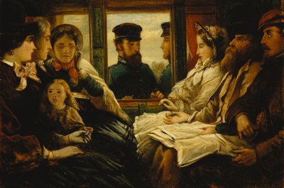 Reisegeschenk 1860 "Tickets Bitte", 1861 von Thomas Musgrave Joy