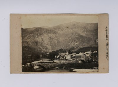 Grange Bridge, Borrowdale (s/w Foto) von Thomas Ogle