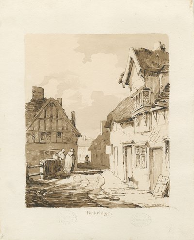 Penkridge Stadt von Thomas Peploe Wood