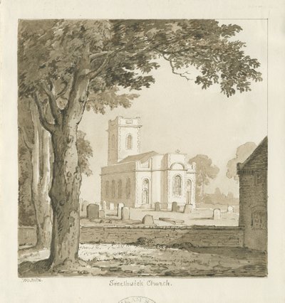 Smethwick Kirche, 1836 von Thomas Peploe Wood