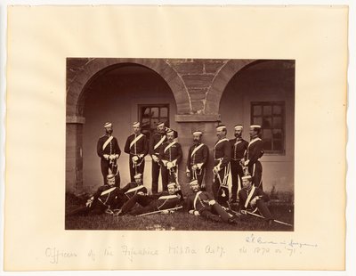 Offiziere der Fifeshire Milizartillerie von Thomas Rodger