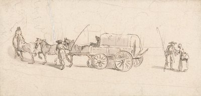 Figuren mit einem Wagen und Pferden von Thomas Ross