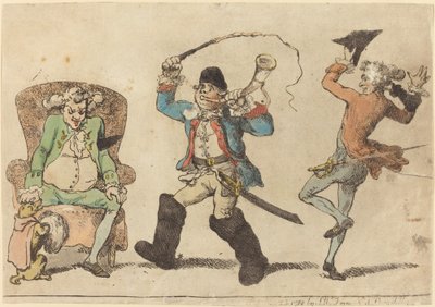 Ein Franzose im November von Thomas Rowlandson