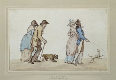 Alter und Jugend von Thomas Rowlandson