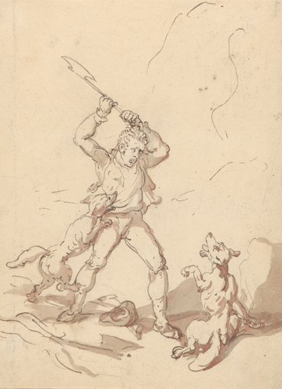 Albumzeichnung von Thomas Rowlandson