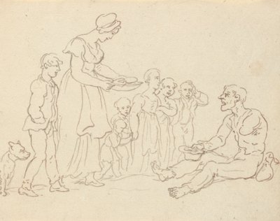 Albumzeichnung von Thomas Rowlandson