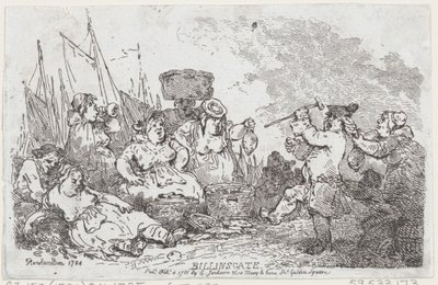 Billingsgate, 4. Februar 1786 von Thomas Rowlandson