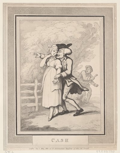 Cash, 1. Mai 1800 von Thomas Rowlandson