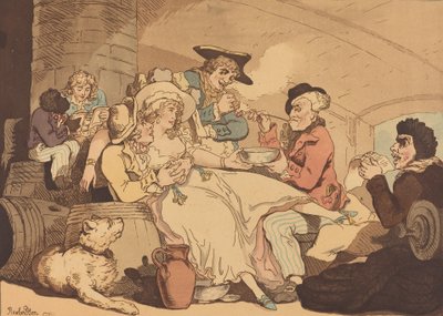Grog an Bord, 1789 von Thomas Rowlandson