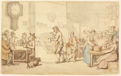 Innenraum eines Gasthauses von Thomas Rowlandson