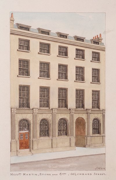 Lombard Street, London von Thomas Rowlandson