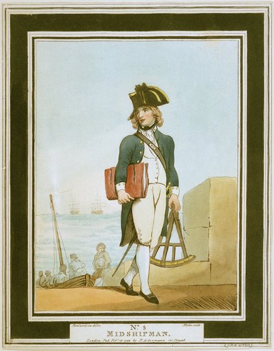 Seekadett von Thomas Rowlandson