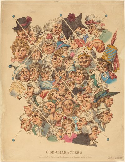 Seltsame Charaktere von Thomas Rowlandson
