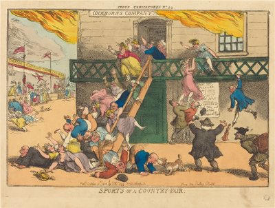 Sportarten eines Dorffestes von Thomas Rowlandson