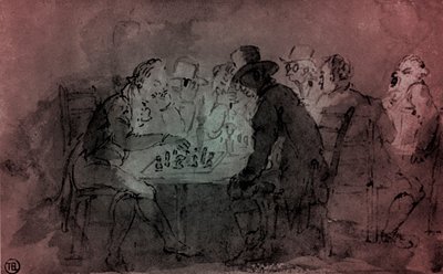 Die Schachspieler von Thomas Rowlandson